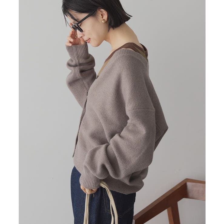 Vネックラメニットカーディガン | AMERICAN HOLIC | 詳細画像26 