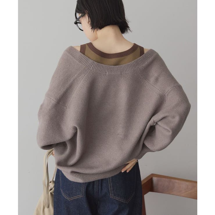 Vネックラメニットカーディガン | AMERICAN HOLIC | 詳細画像27 