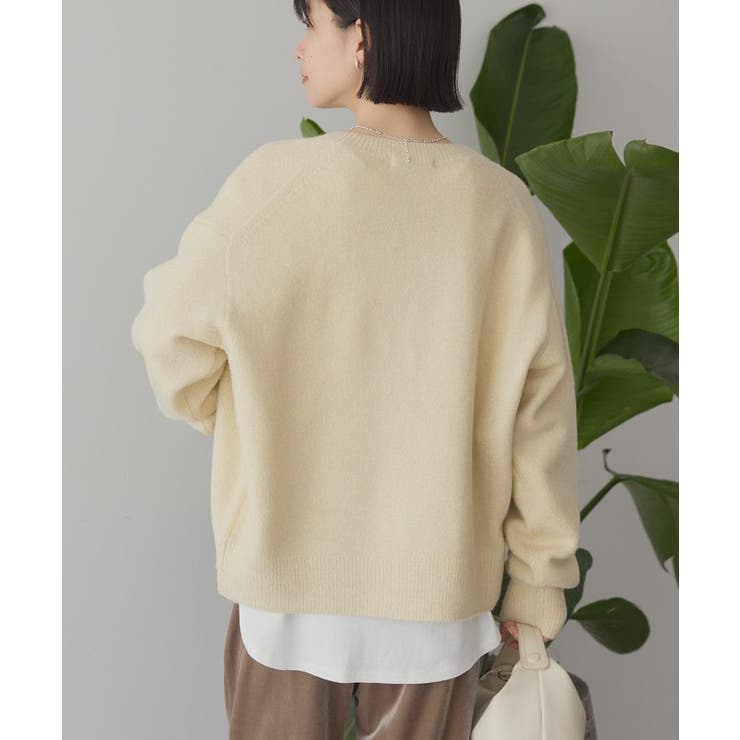 Vネックラメニットカーディガン | AMERICAN HOLIC | 詳細画像4 