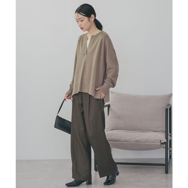 バイパチカフタンラグランニットプルオーバー＜静電気軽減＞ | AMERICAN HOLIC | 詳細画像10 