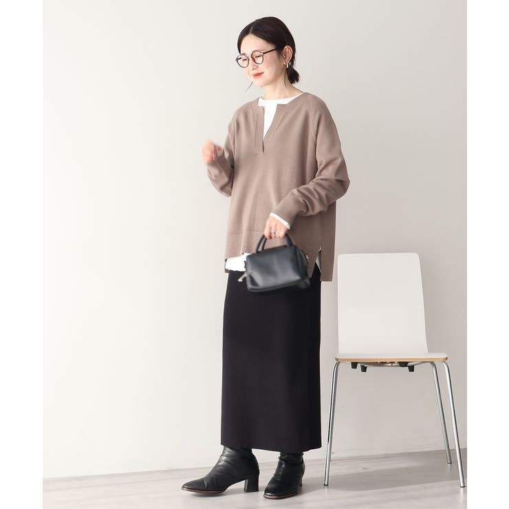 バイパチカフタンラグランニットプルオーバー＜静電気軽減＞ | AMERICAN HOLIC | 詳細画像12 