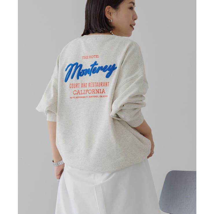 サガラ刺繍裏毛プルオーバー | AMERICAN HOLIC | 詳細画像10 