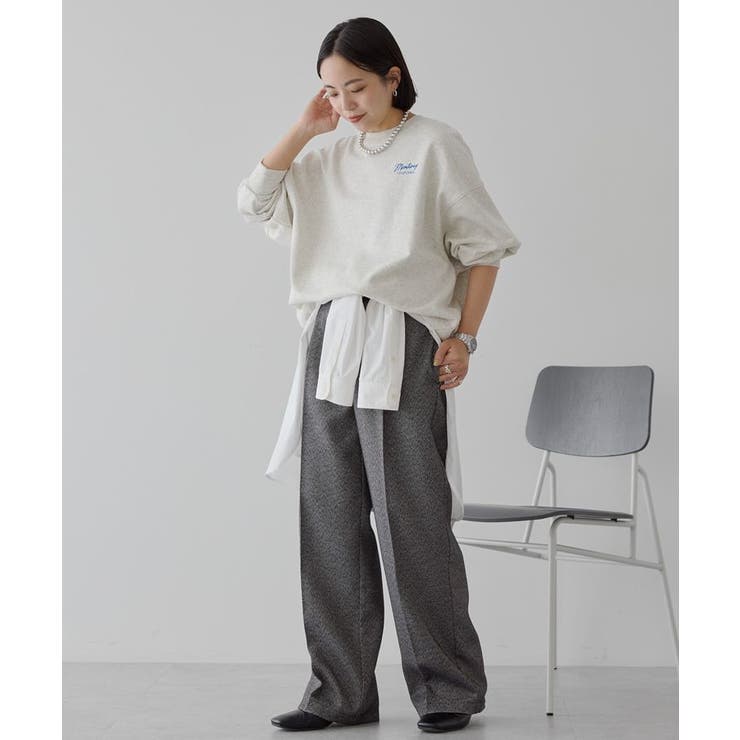 サガラ刺繍裏毛プルオーバー | AMERICAN HOLIC | 詳細画像12 