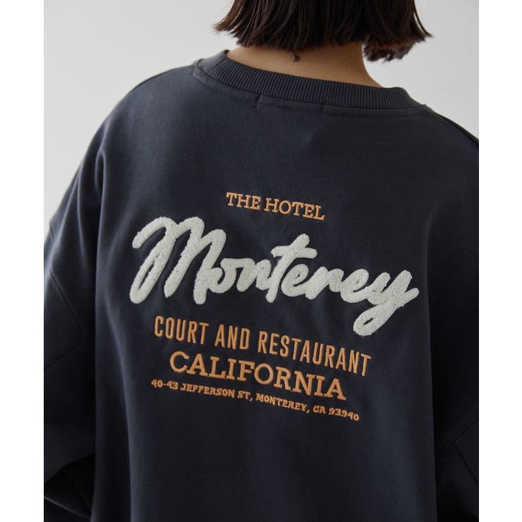 サガラ刺繍裏毛プルオーバー | AMERICAN HOLIC | 詳細画像2 