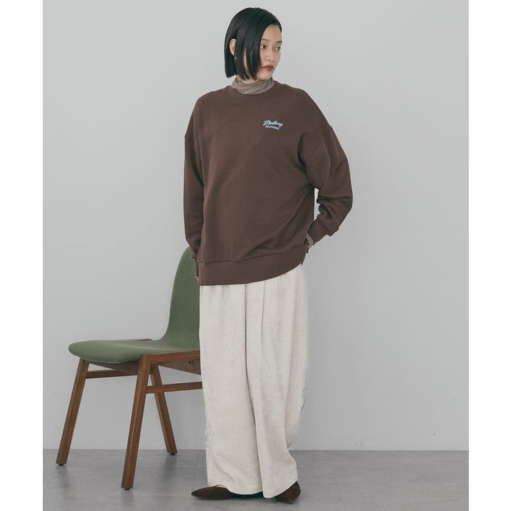 サガラ刺繍裏毛プルオーバー | AMERICAN HOLIC | 詳細画像20 