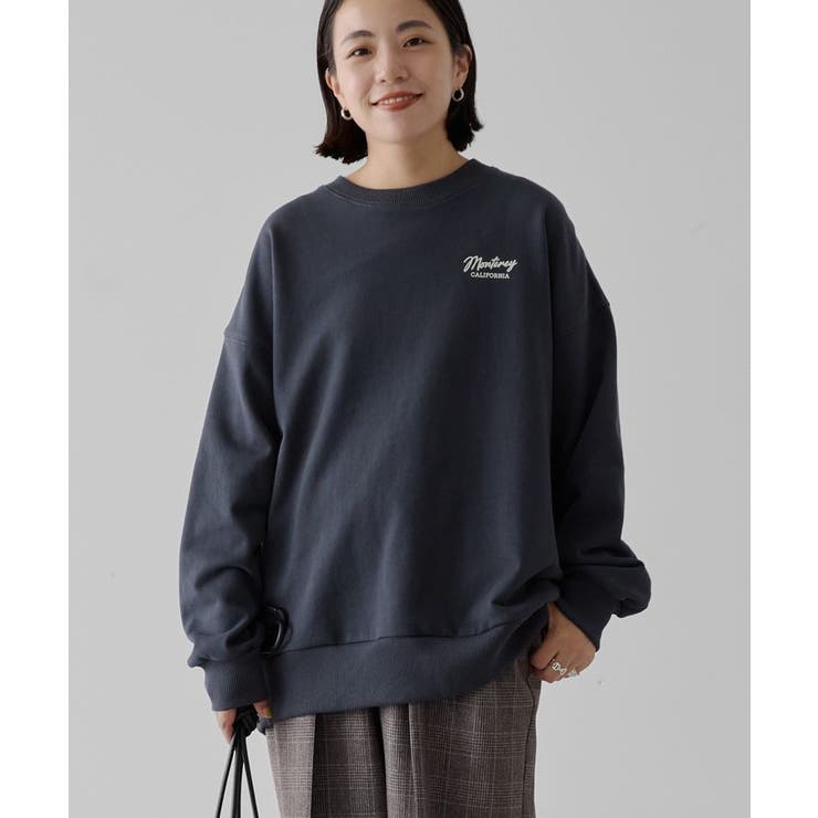 サガラ刺繍裏毛プルオーバー | AMERICAN HOLIC | 詳細画像3 