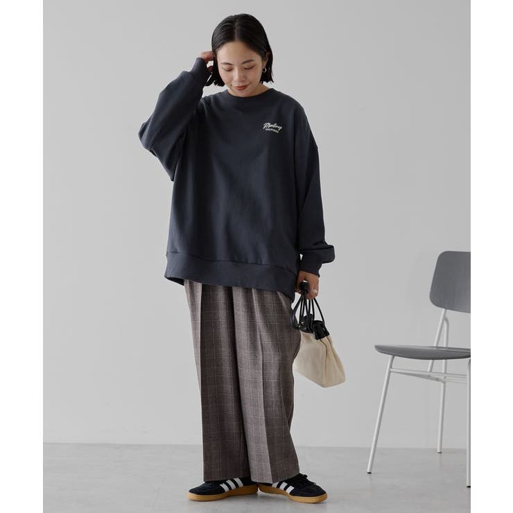 サガラ刺繍裏毛プルオーバー | AMERICAN HOLIC | 詳細画像6 