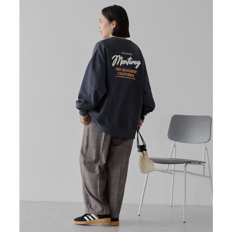 サガラ刺繍裏毛プルオーバー | AMERICAN HOLIC | 詳細画像7 