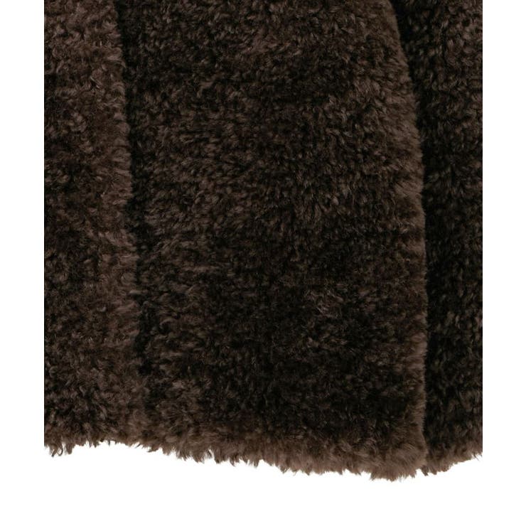 ノーカラーフェイクファーコート | AMERICAN HOLIC | 詳細画像24 