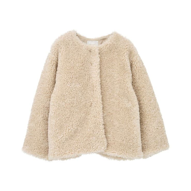 ノーカラーフェイクファーコート | AMERICAN HOLIC | 詳細画像31 