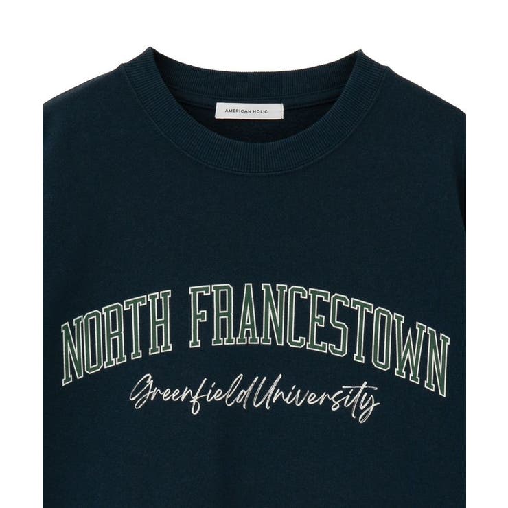 手書き風カレッジロゴ裏毛プルオーバー | AMERICAN HOLIC | 詳細画像15 