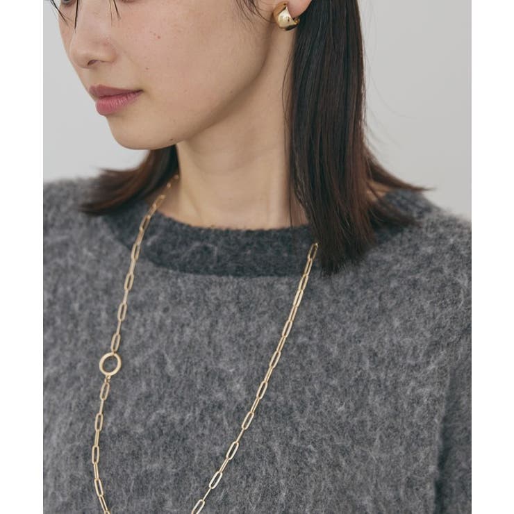 起毛バイカラーニットプルオーバー | AMERICAN HOLIC | 詳細画像12 