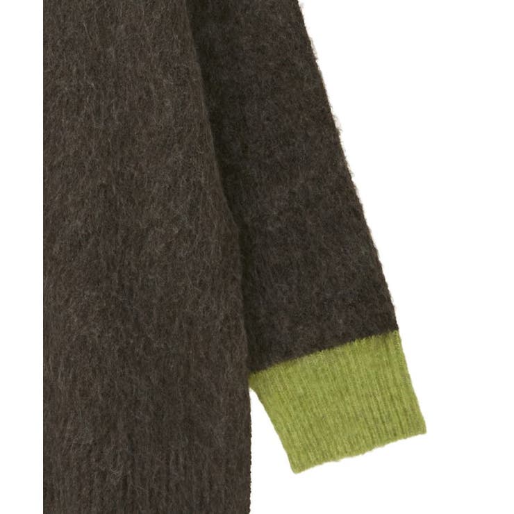 起毛バイカラーニットプルオーバー | AMERICAN HOLIC | 詳細画像27 