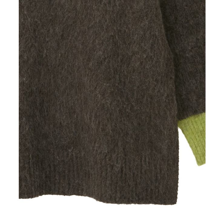 起毛バイカラーニットプルオーバー | AMERICAN HOLIC | 詳細画像28 