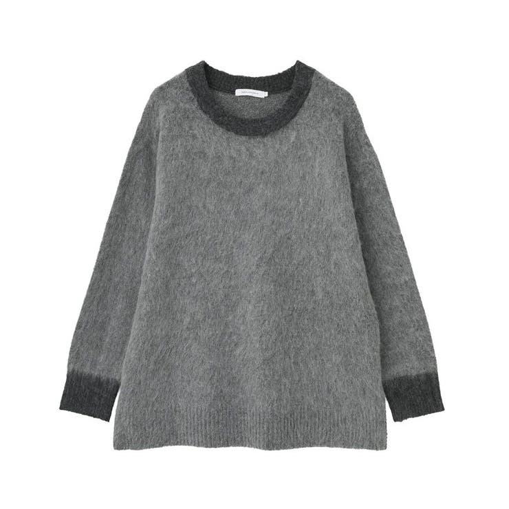 起毛バイカラーニットプルオーバー | AMERICAN HOLIC | 詳細画像32 