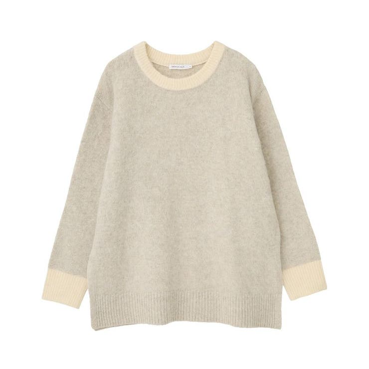 起毛バイカラーニットプルオーバー | AMERICAN HOLIC | 詳細画像33 