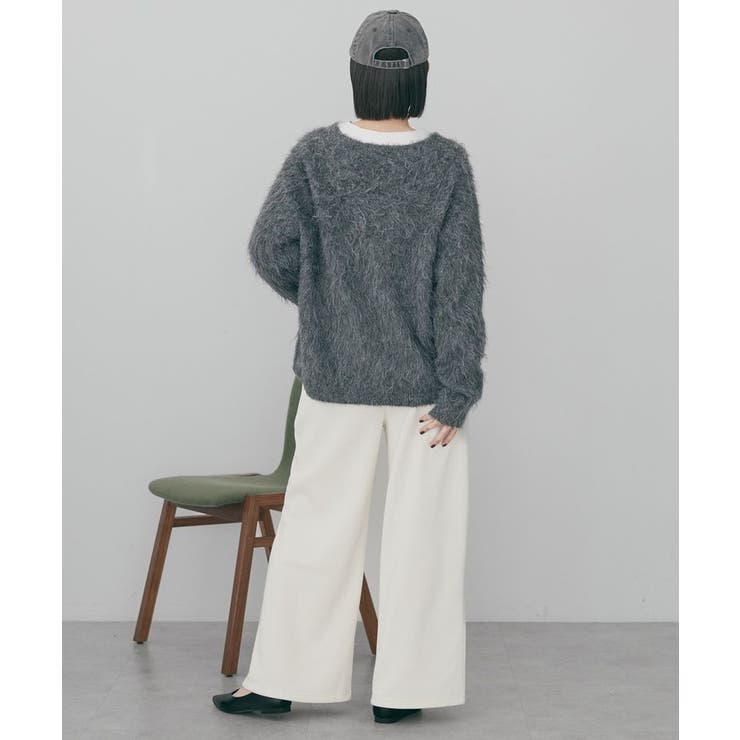 起毛シャギールーズニットプルオーバー | AMERICAN HOLIC | 詳細画像5 