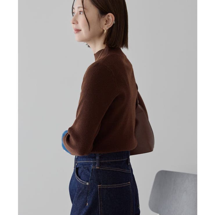 バイパチ袖配色リブプルオーバー＜静電気軽減＞ | AMERICAN HOLIC | 詳細画像10 