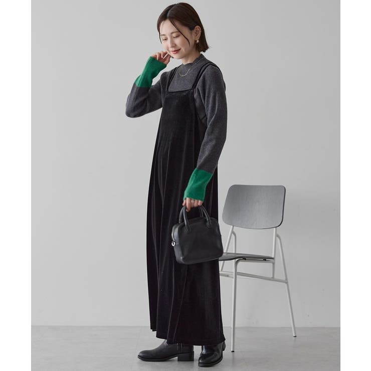 バイパチ袖配色リブプルオーバー＜静電気軽減＞ | AMERICAN HOLIC | 詳細画像18 