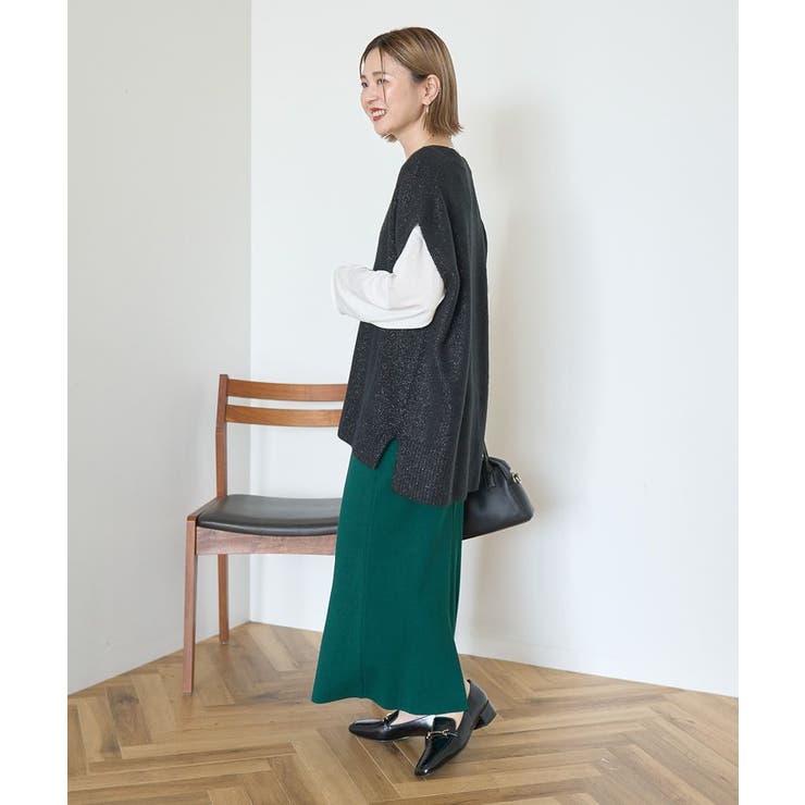 バイパチ総針ニットタイトスカート＜静電気軽減＞ | AMERICAN HOLIC | 詳細画像10 