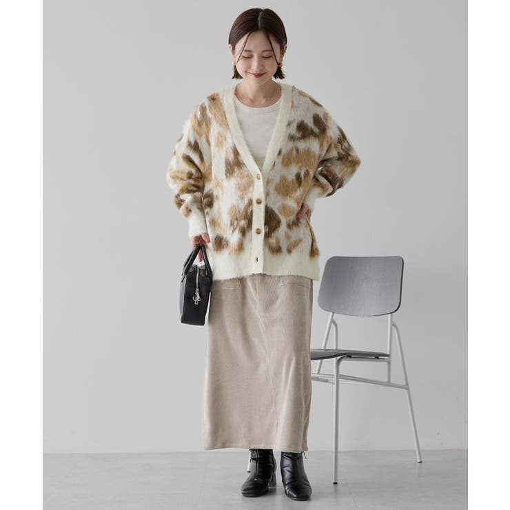 ニュアンス柄ニットカーディガン | AMERICAN HOLIC | 詳細画像12 