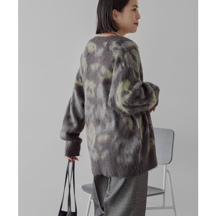 ニュアンス柄ニットカーディガン | AMERICAN HOLIC | 詳細画像4 