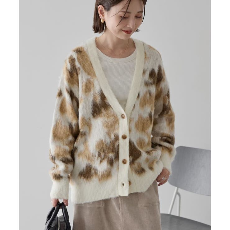 ニュアンス柄ニットカーディガン | AMERICAN HOLIC | 詳細画像9 