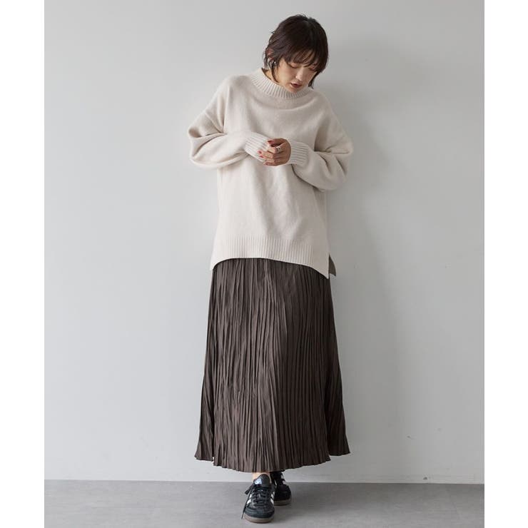 サイドスリットハイネックニットプルオーバー | AMERICAN HOLIC | 詳細画像26 