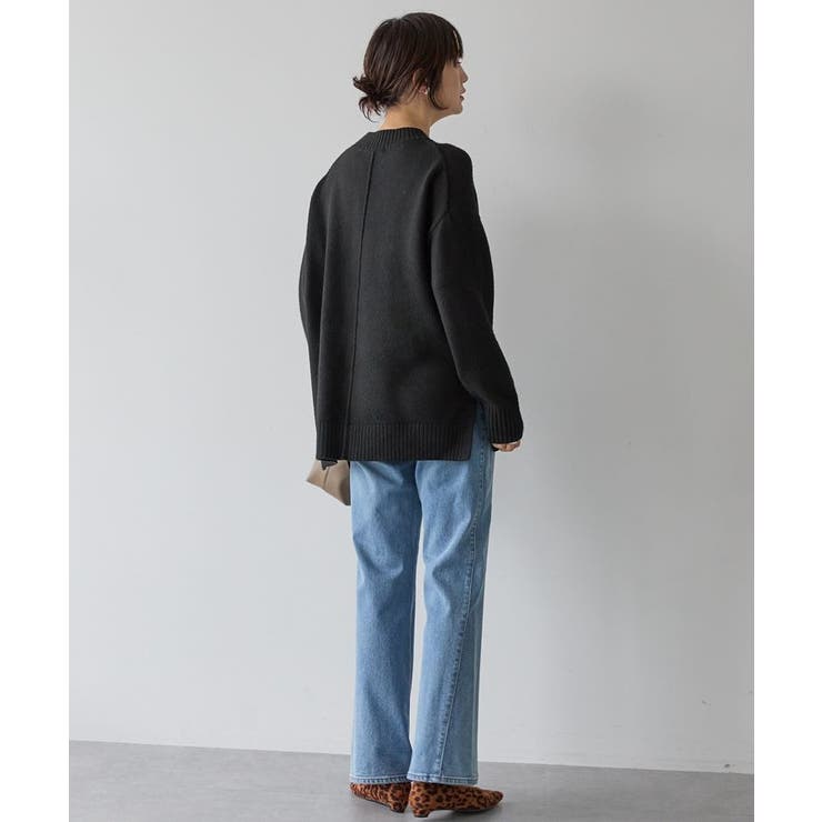 サイドスリットハイネックニットプルオーバー | AMERICAN HOLIC | 詳細画像11 