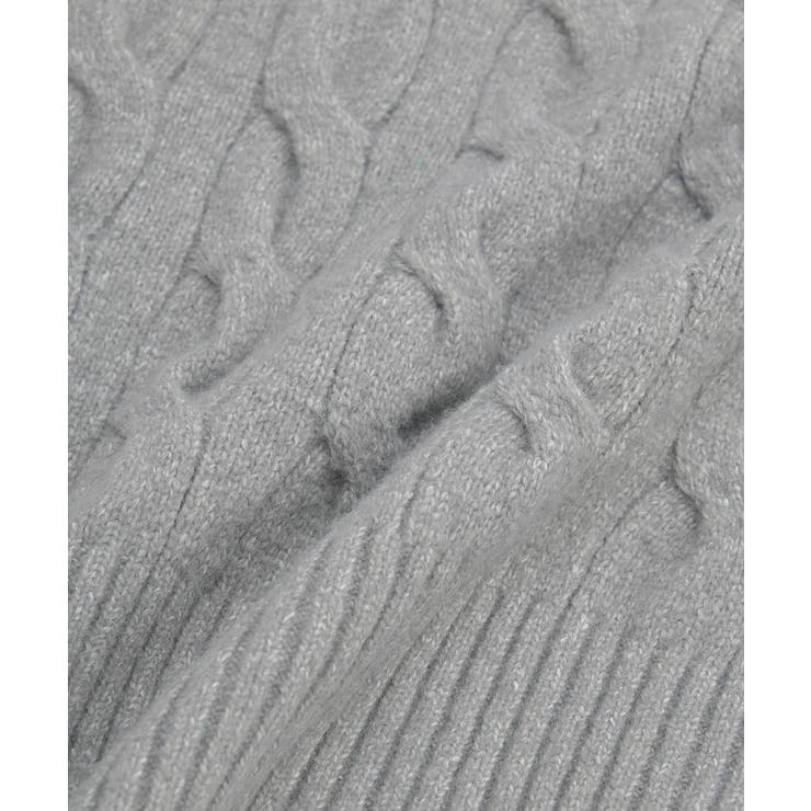 ミドルゲージケーブルニットプルオーバー | AMERICAN HOLIC | 詳細画像48 