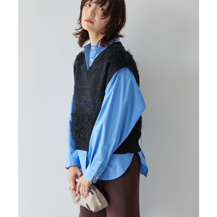 ループミックスニットベスト | AMERICAN HOLIC | 詳細画像7 