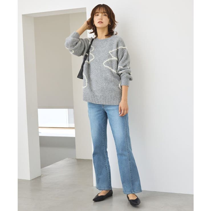 ニュアンスライン柄ニットプルオーバー | AMERICAN HOLIC | 詳細画像21 