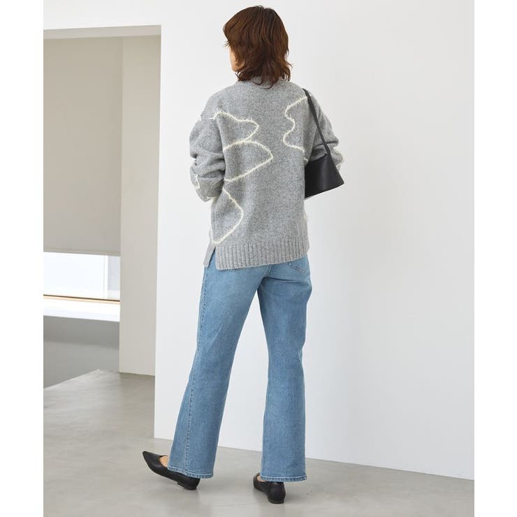 ニュアンスライン柄ニットプルオーバー | AMERICAN HOLIC | 詳細画像23 