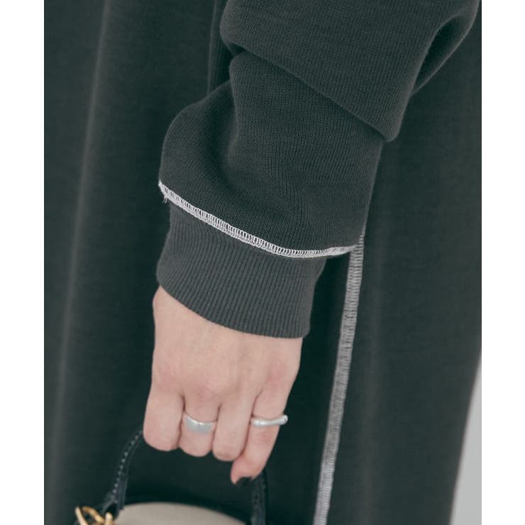 スムース起毛ボックスシルエットワンピース | AMERICAN HOLIC | 詳細画像15 