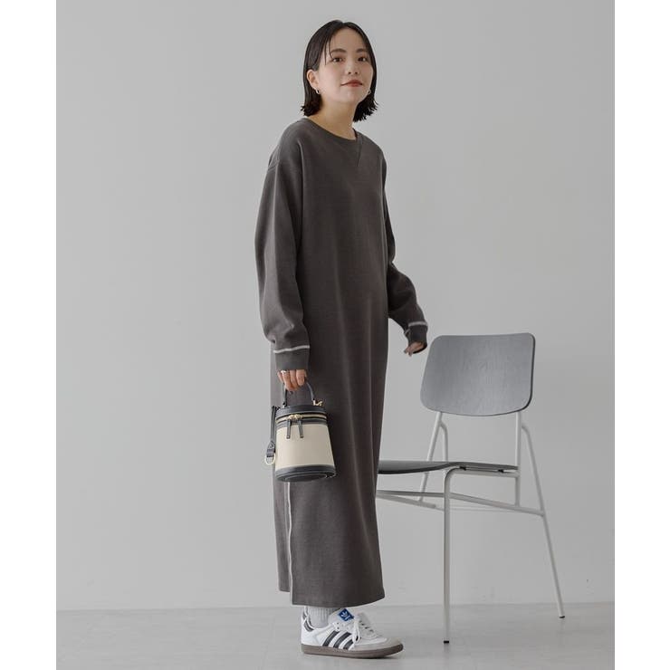 スムース起毛ボックスシルエットワンピース | AMERICAN HOLIC | 詳細画像19 