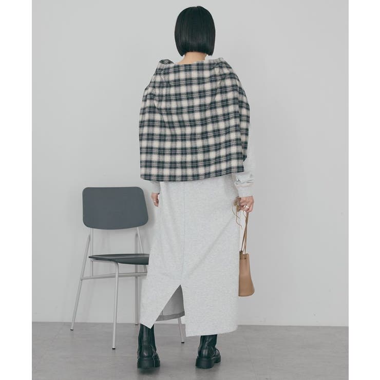 スムース起毛ボックスシルエットワンピース | AMERICAN HOLIC | 詳細画像14 