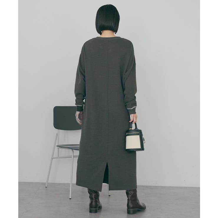 スムース起毛ボックスシルエットワンピース | AMERICAN HOLIC | 詳細画像4 