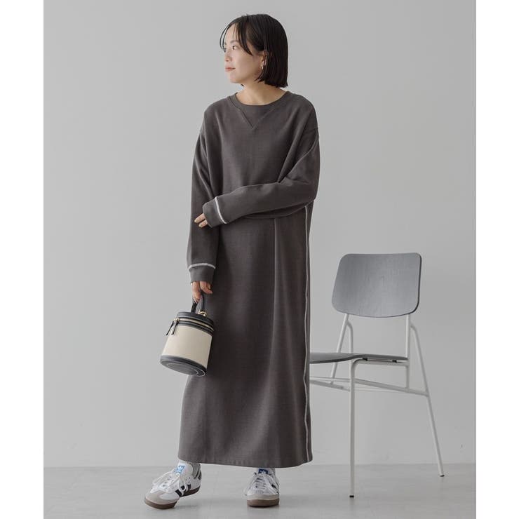 スムース起毛ボックスシルエットワンピース | AMERICAN HOLIC | 詳細画像7 