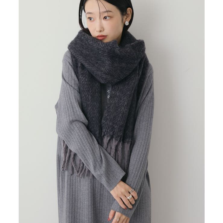 バイカラーシャギーマフラー | AMERICAN HOLIC | 詳細画像7 