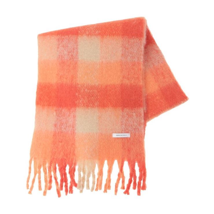 起毛カラーチェックシャギーマフラー | AMERICAN HOLIC | 詳細画像5 