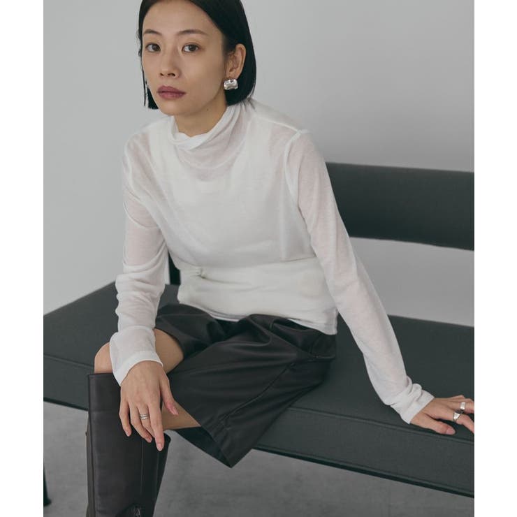 シアーテレコタートルネックプルオーバー | AMERICAN HOLIC | 詳細画像6 