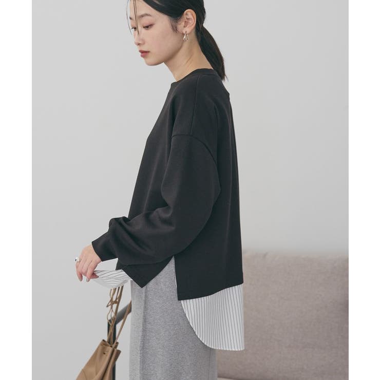 シャツテールドッキングプルオーバー | AMERICAN HOLIC | 詳細画像3 