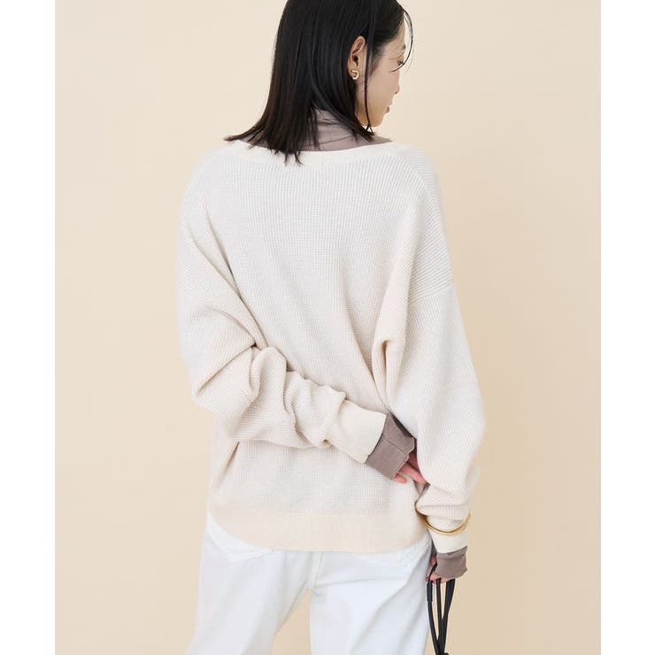 ワッフルライクニットプルオーバー | AMERICAN HOLIC | 詳細画像11 