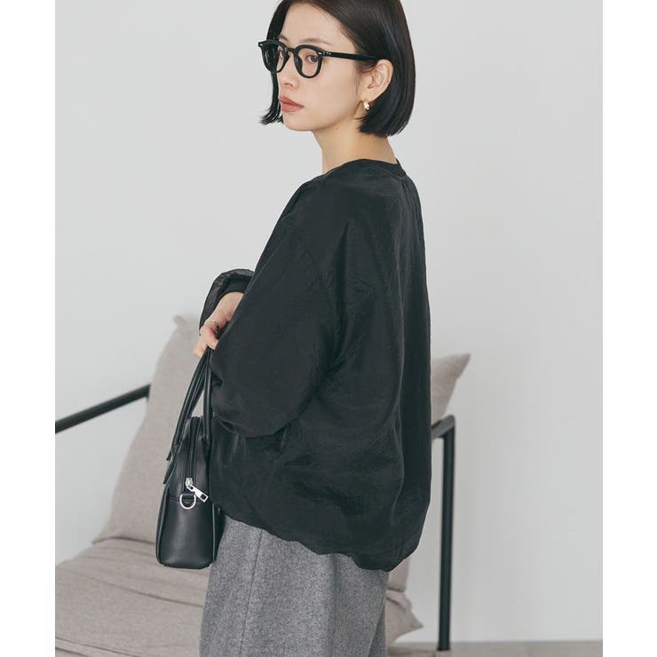 オーガンジーレイヤードスウェットプルオーバー | AMERICAN HOLIC | 詳細画像18 