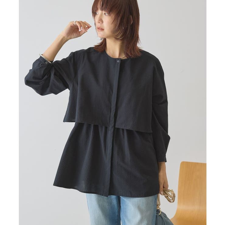 サッカーティアードブラウス[品番：EHEW0051445]｜AMERICAN HOLIC