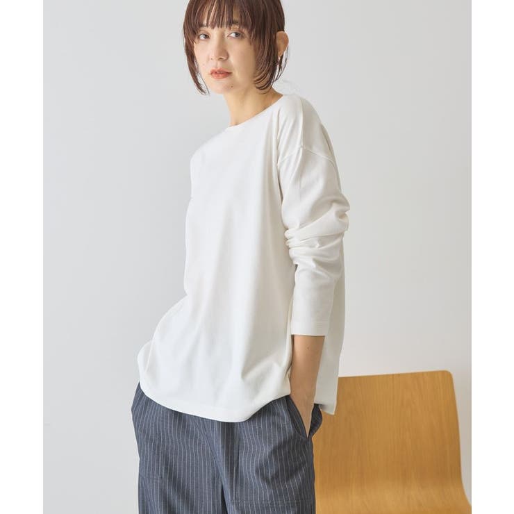 クルーネックスクエアヘムプルオーバー | AMERICAN HOLIC | 詳細画像1 