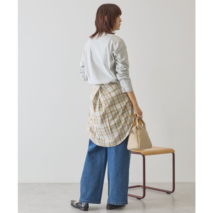 クルーネックスクエアヘムプルオーバー | AMERICAN HOLIC | 詳細画像8 