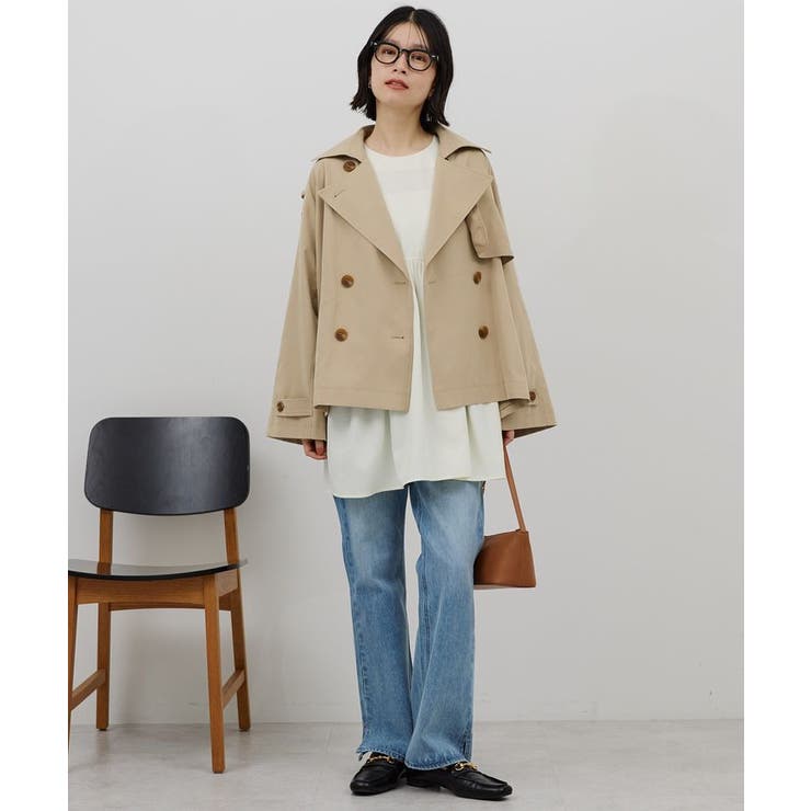 ショートトレンチコート | AMERICAN HOLIC | 詳細画像10 