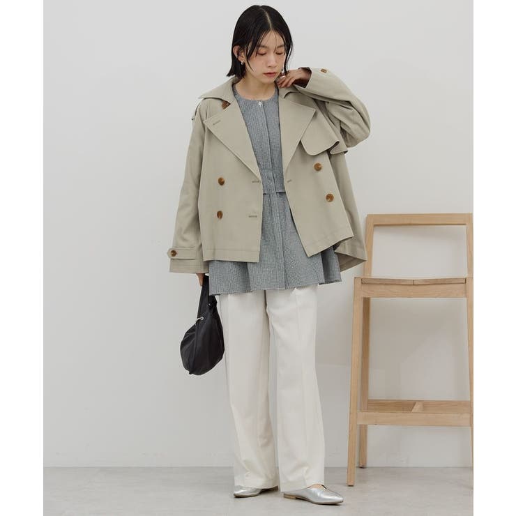 ショートトレンチコート | AMERICAN HOLIC | 詳細画像3 