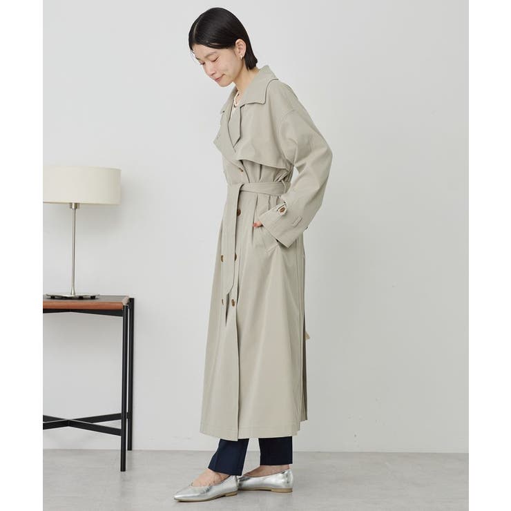 ロングトレンチコート | AMERICAN HOLIC | 詳細画像2 